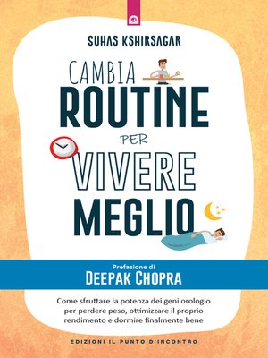 cover image of Cambia routine per vivere meglio